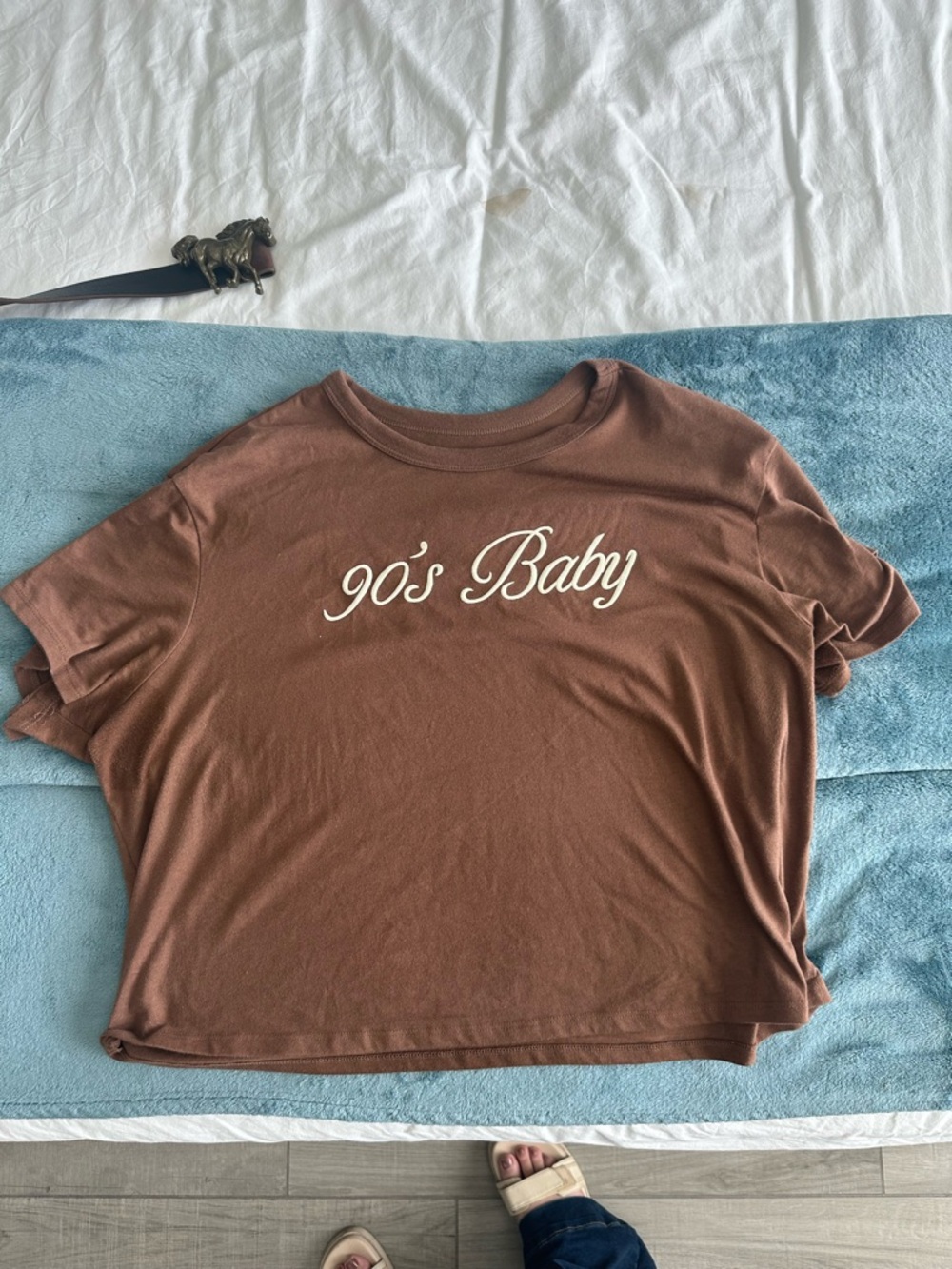 90's Baby Brown Graphic Tee